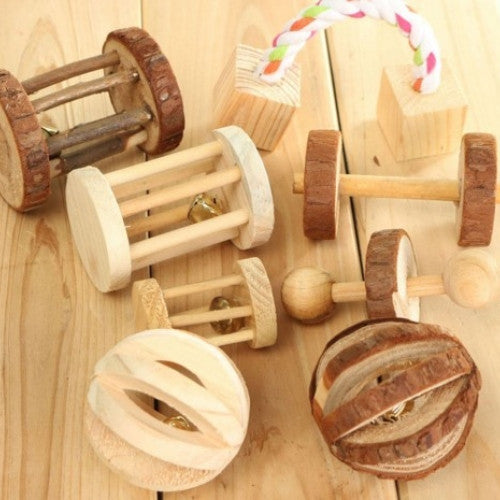 Wooden Chew Toys for Hamsters/ Rabbits