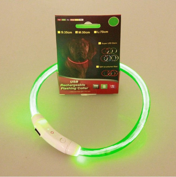 Adjustable and Rechargeable LED Pet Collar