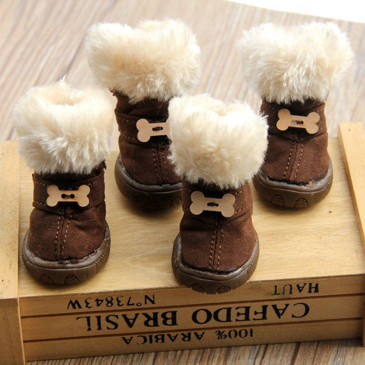 Winter Warm Pet Snow Boots