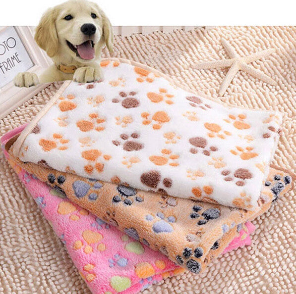 Cute Floral Pet Soft Blanket