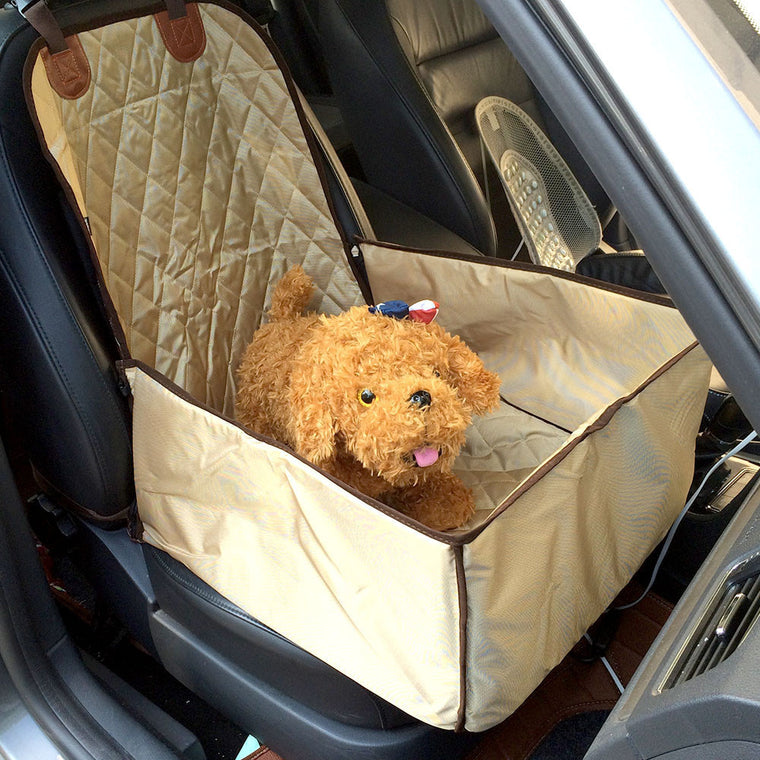 Waterproof Pet Car Front Seat Carrier