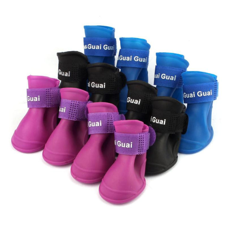 Waterproof Rubber Pet Rain Shoes