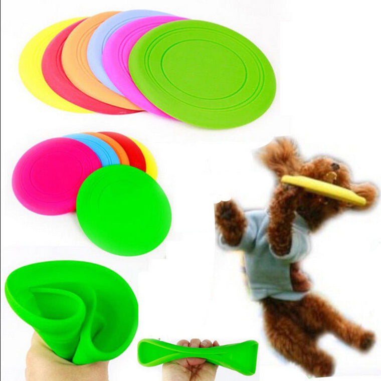 Vorkin Dog Flying Disc Tooth Resistant Training Toy