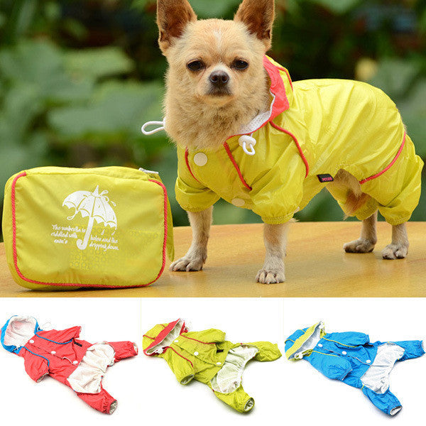 Pet Hoodie Jacket Raincoat