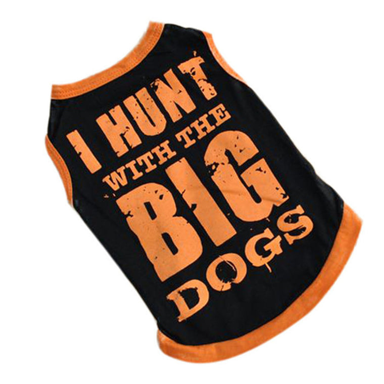 Vest With BIG Patterned Pet Clothing