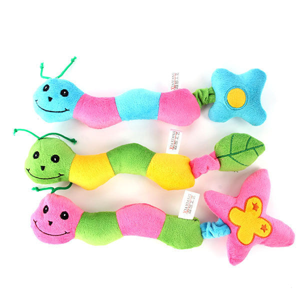 Ladybug Type Puppy Plush Sound Chew Toys