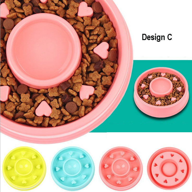 Anti Choke Pet Dog Bowl Feeder