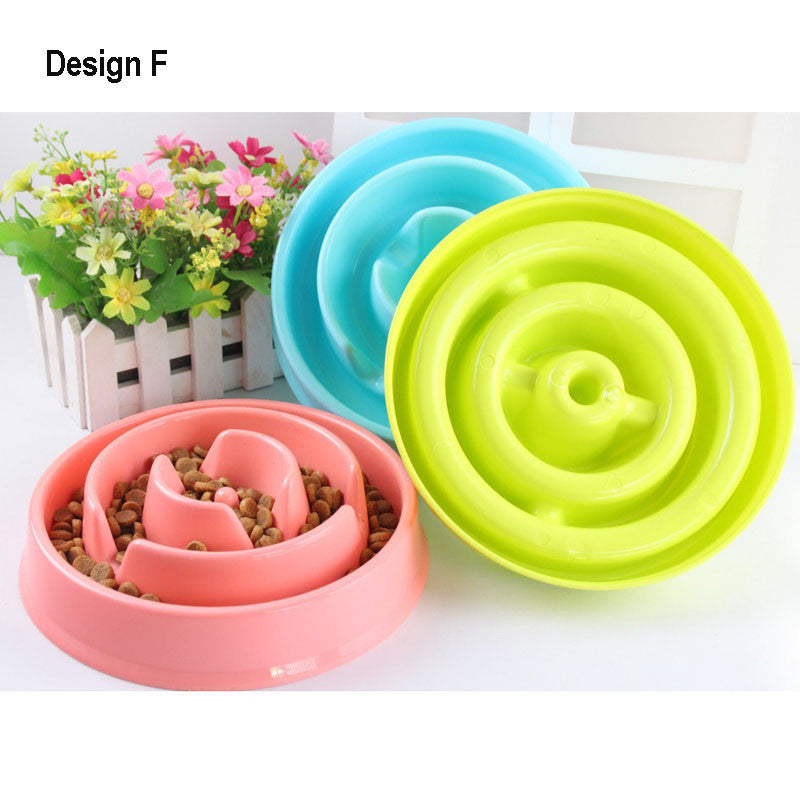 Anti Choke Pet Dog Bowl Feeder