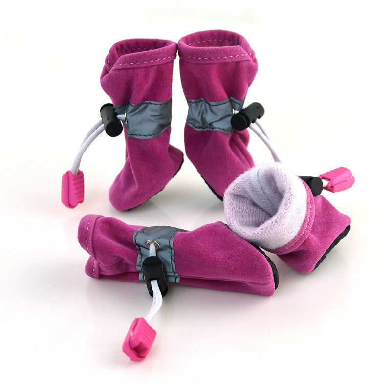 Pet Suede Warm Anti-slip Shoes