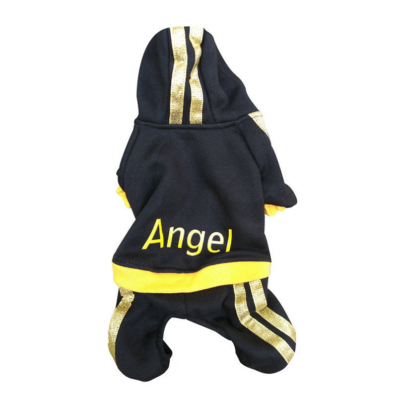 Dogs Winter Sweatshirts Angel Print Coat